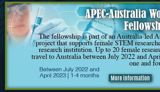 APEC-Australia Women in Research Fellowship 2022 (Más información)